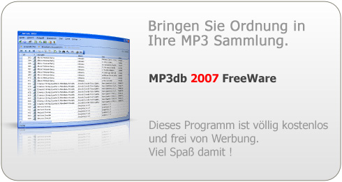 Bringen Sie Ordnung in Ihre MP3 Sammlung mit diesem kostenlosen Programm.