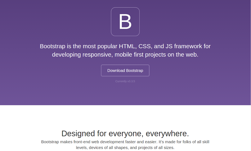 Default Bootstrap Theme