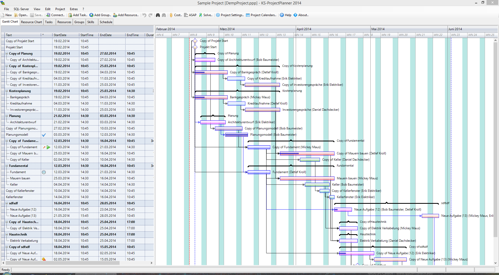 Gantt Chart Windows 10